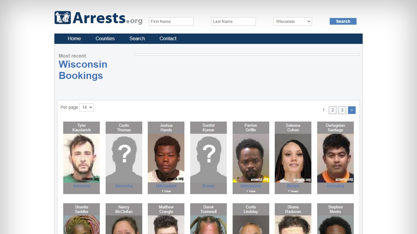 Milwaukee County Arrests and Inmate Search