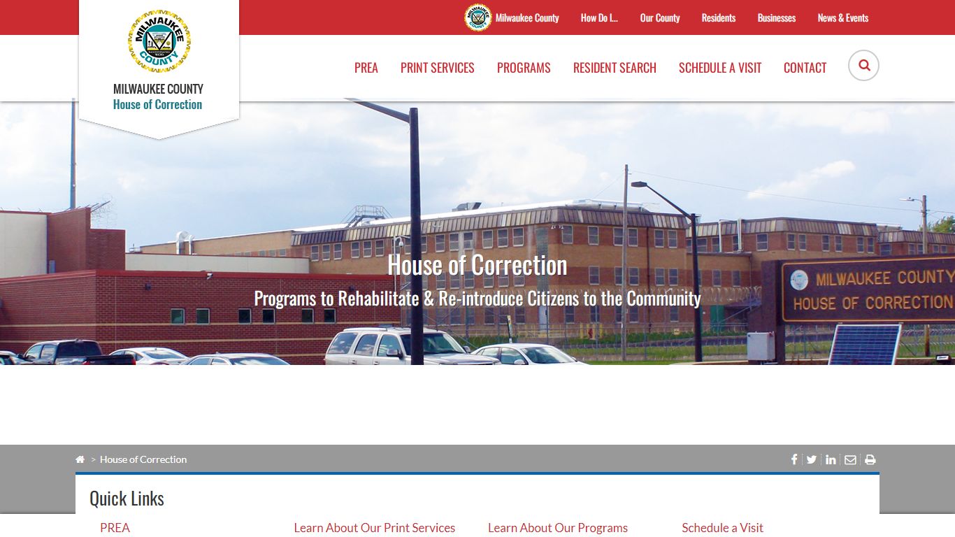 Milwaukee County House of Correction | Milwaukee County HOC